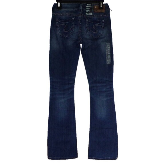 Silver Jeans Co Kingston Low Rise Straight Fit Bootcut Leg Jeans 26x32 NWT! - Picture 1 of 4
